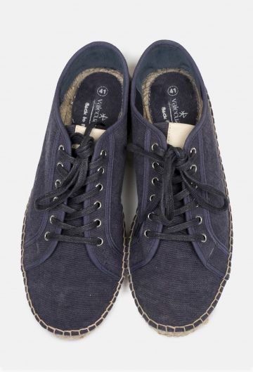 Zapatilla canvas color azul