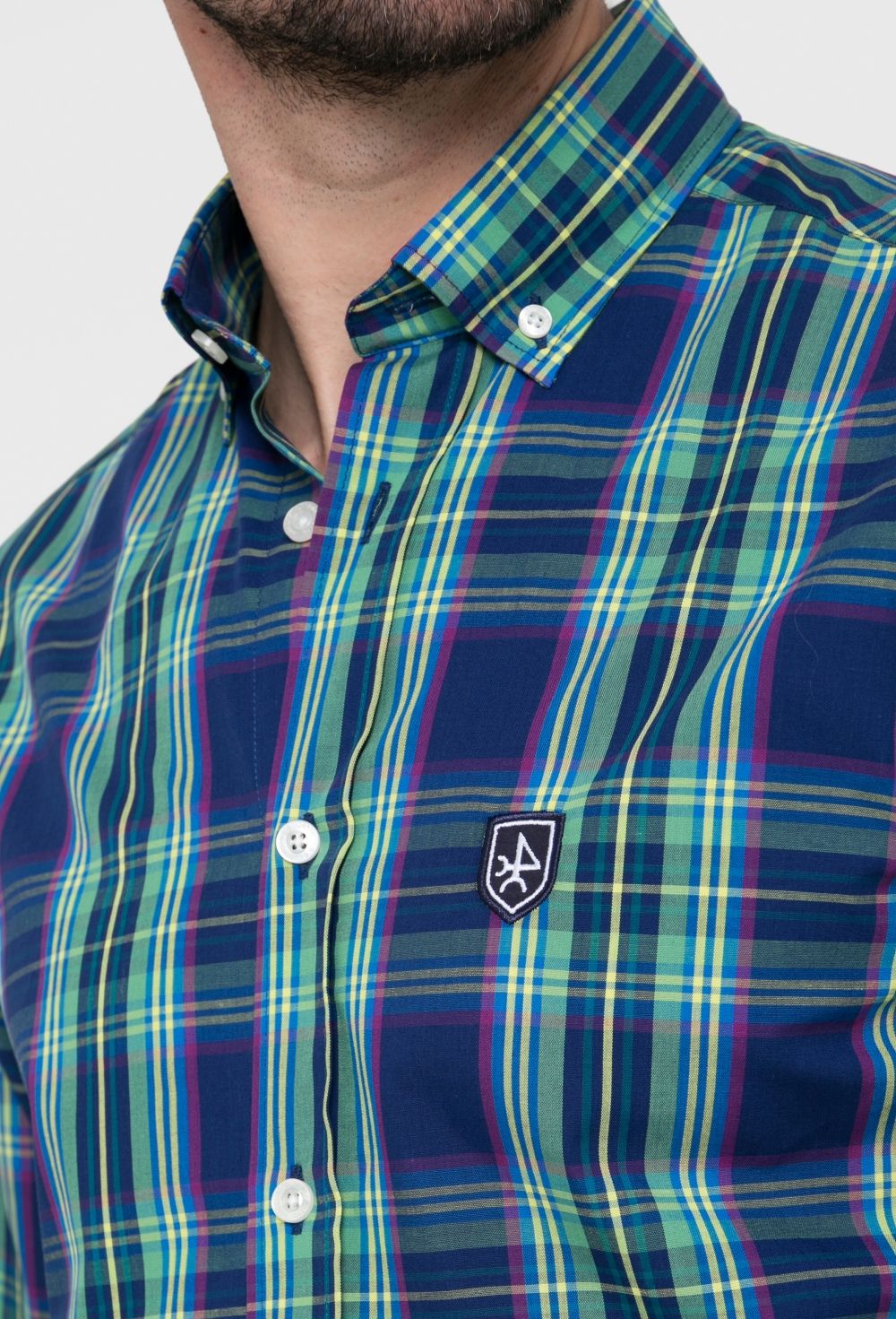 CAMISA H CLASICA TARTAN - 41.94