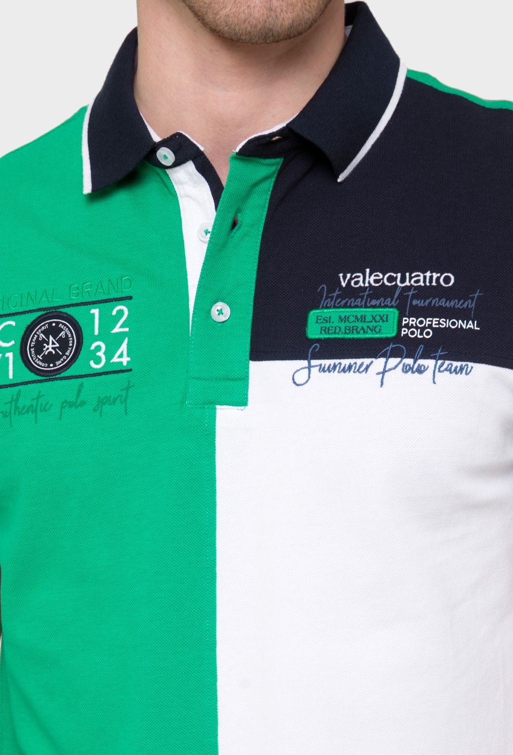 Polo modelo estructura color verde - 38.94