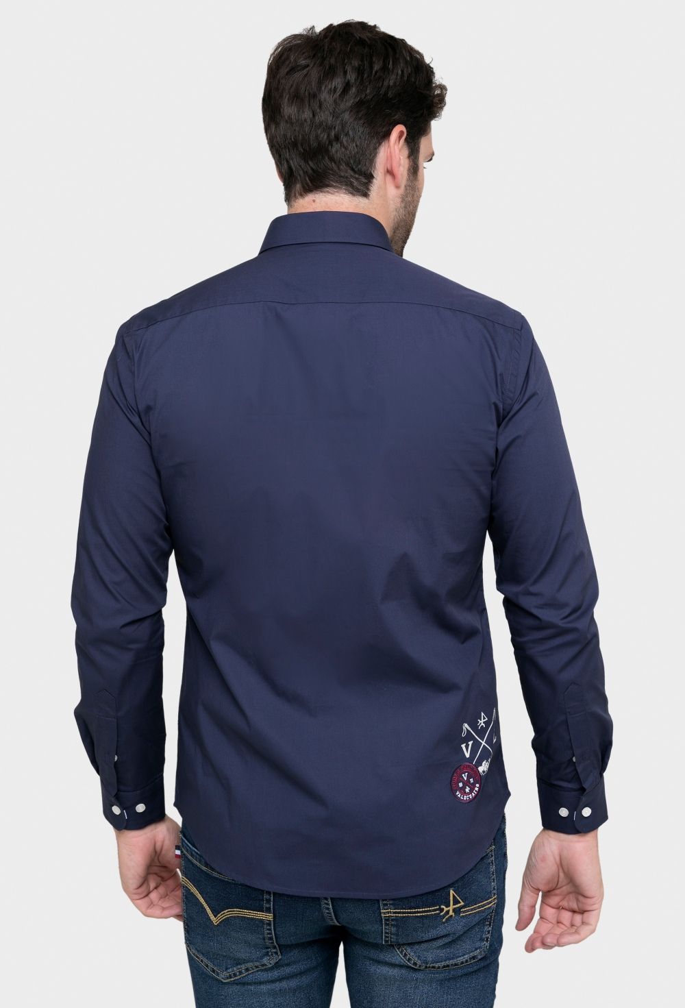 Camisa Polo Team bordada color azul marino - 47.94