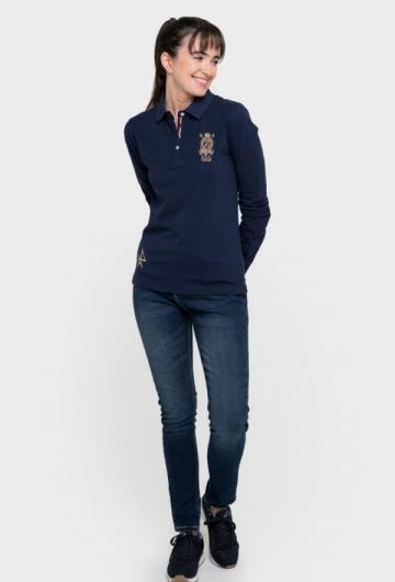 Polo modelo VLC Team azul marino