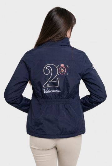 Cazadora mujer azul marino modelo escudo