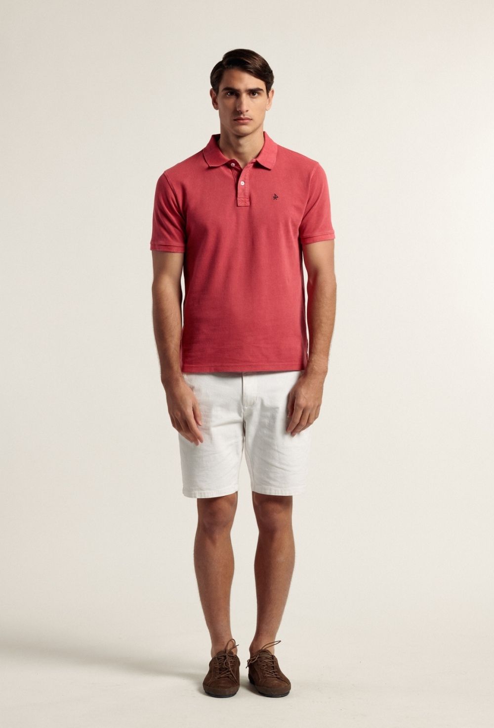 polos - Polo Garment Dye rojo