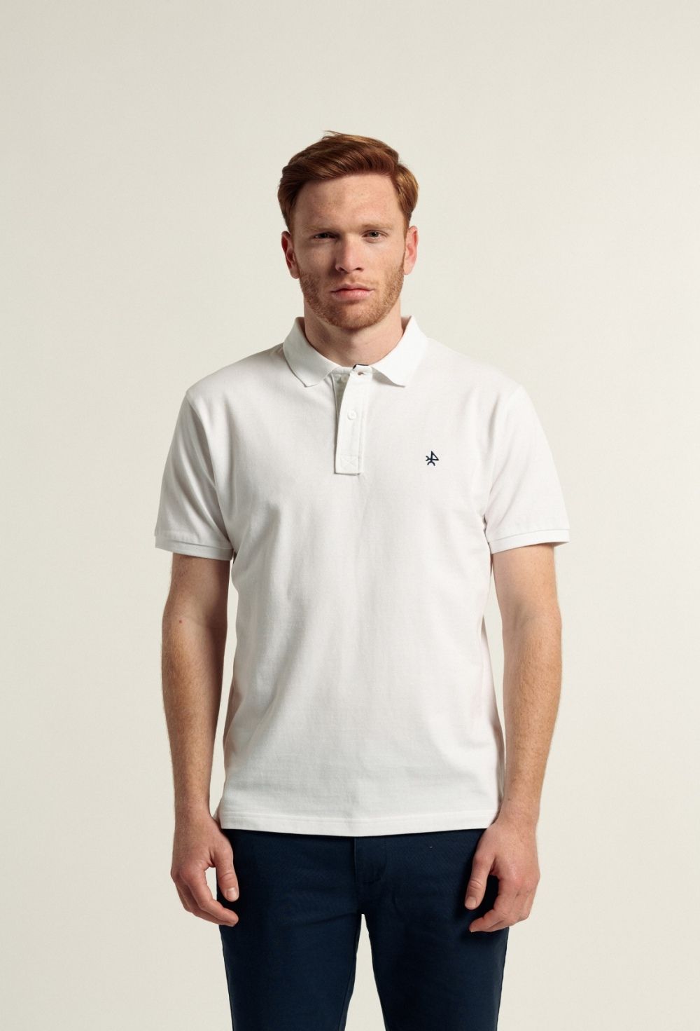 Polo clásico color blanco - 29.94