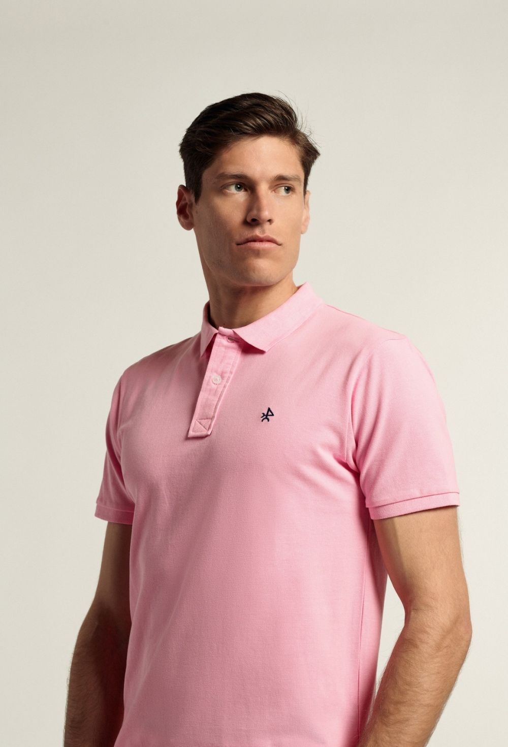 Polo clásico color rosa - 29.94