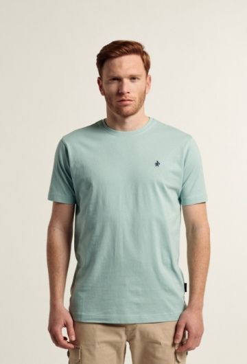 Camiseta básica logo verde claro