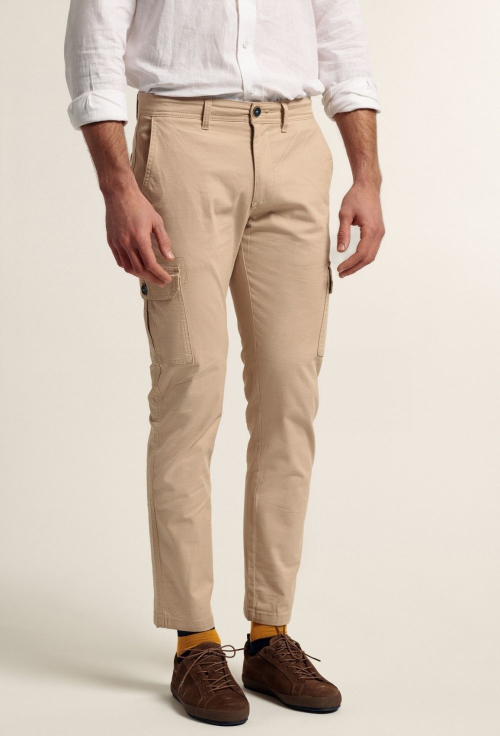 trousers - PANTALON H CARGO P24H-5793-BG