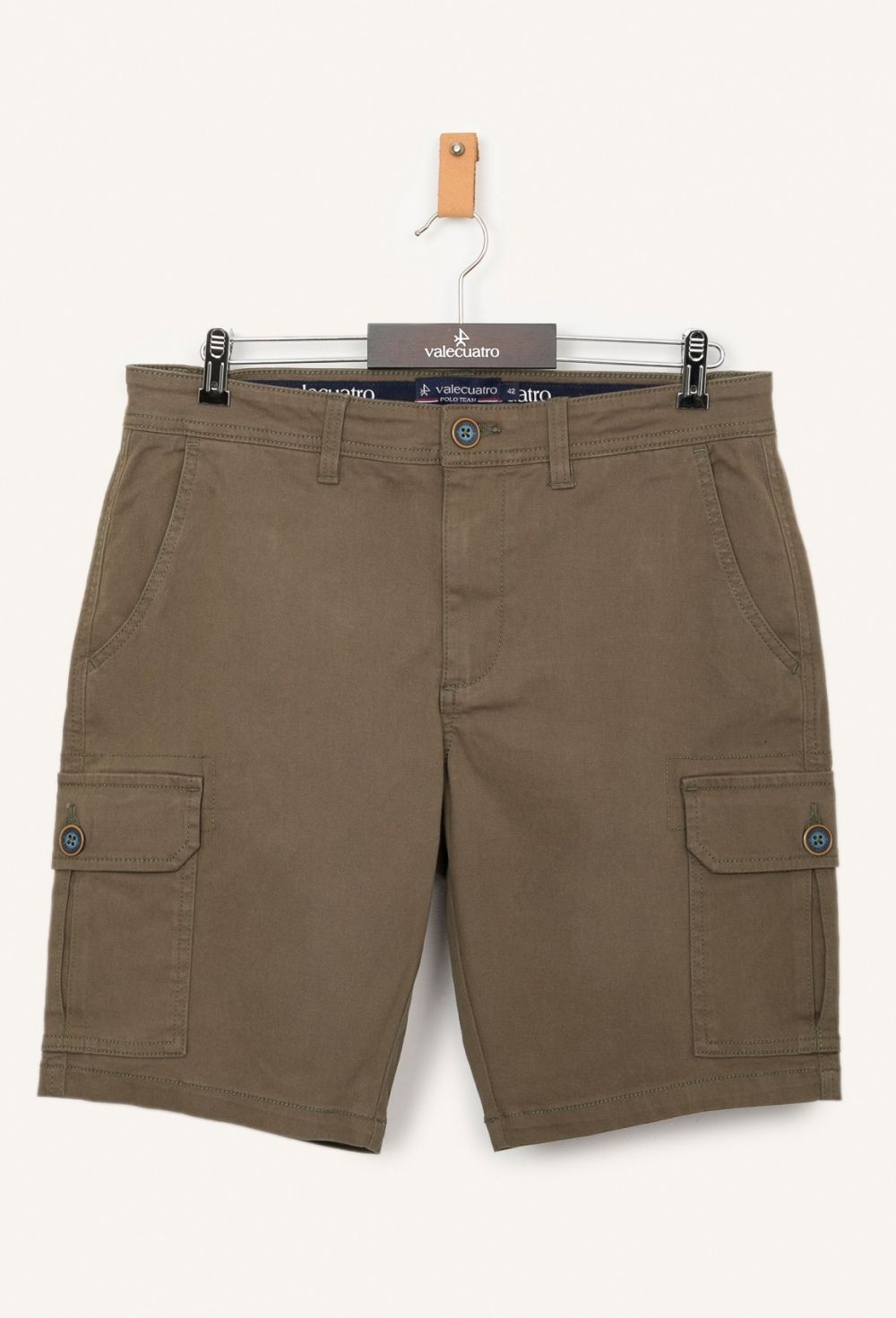 bermudas - Bermuda cargo color kaki P24H-5808-KK