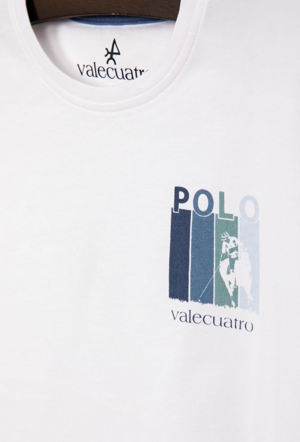 Camiseta niño modelo Polo blanca - Valecuatro