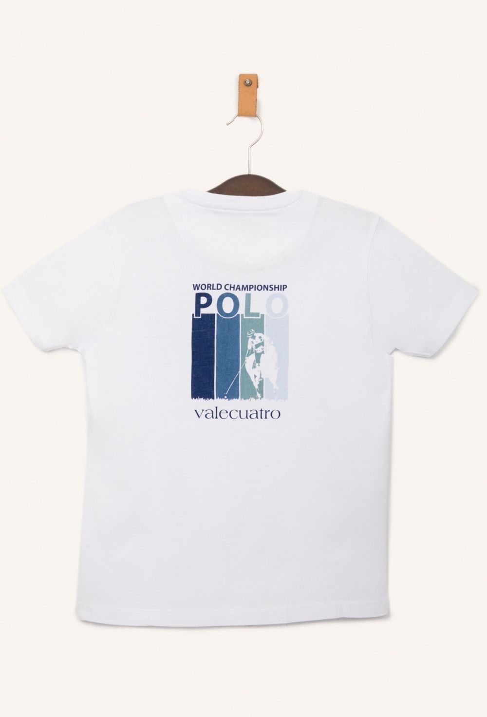 Camiseta niño modelo Polo blanca - 22.9