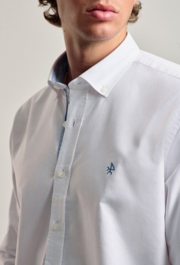 Camisa clásica Valecuatro blanca