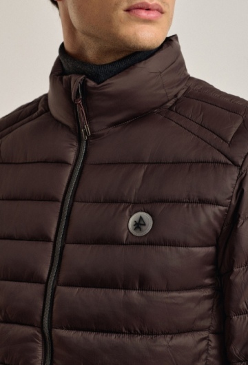 Chaqueta acolchada clásica Valecuatro marrón