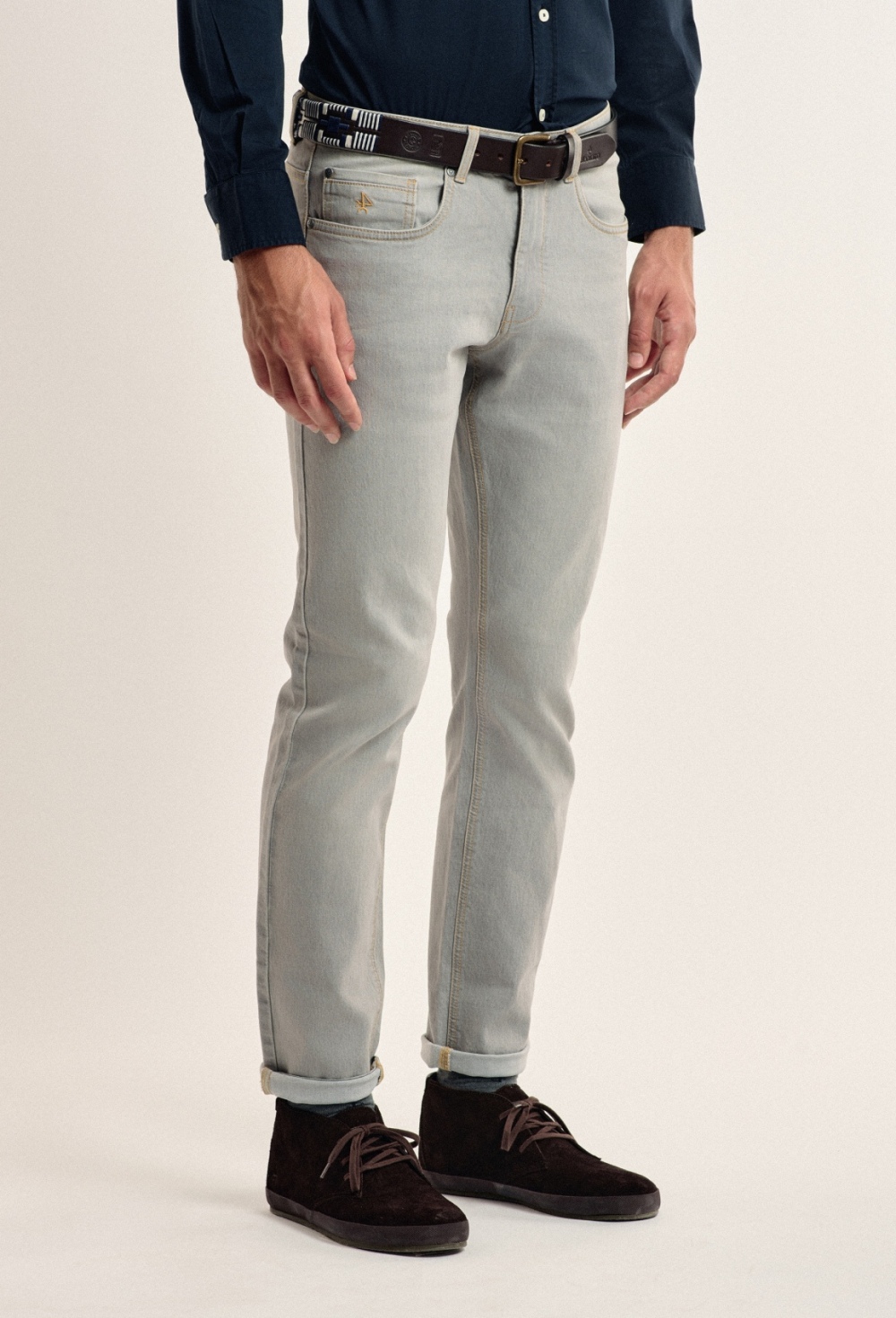 Valecuatro - Jeans regular fit color gris