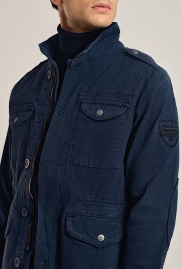 Chaqueta sahariana Valecuatro color azul marino