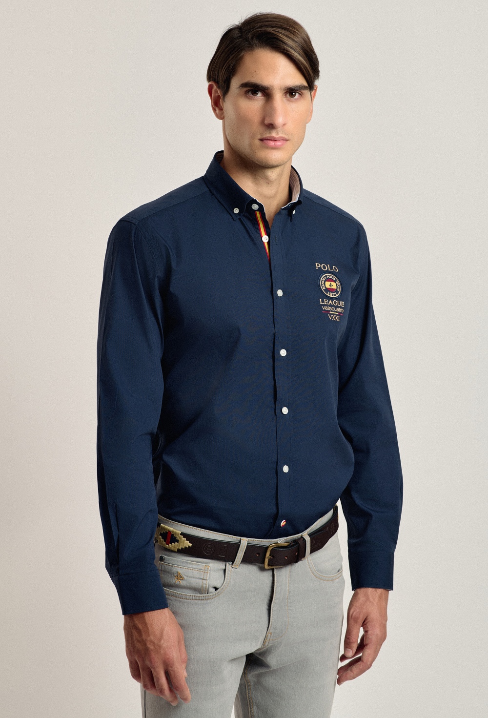 Camisa hombre Valecuatro azul marino España - Valecuatro - camisas