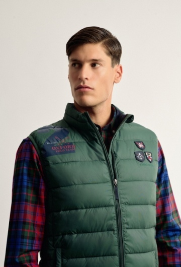 CHALECO H ACOLCHADO ESCUDOS