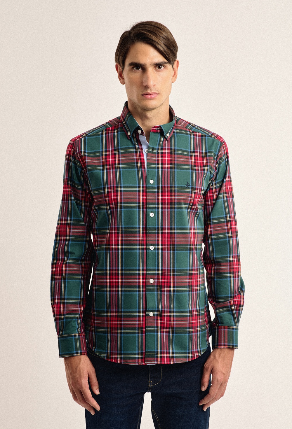 CAMISA H CLÁSICA TARTAN - Valecuatro