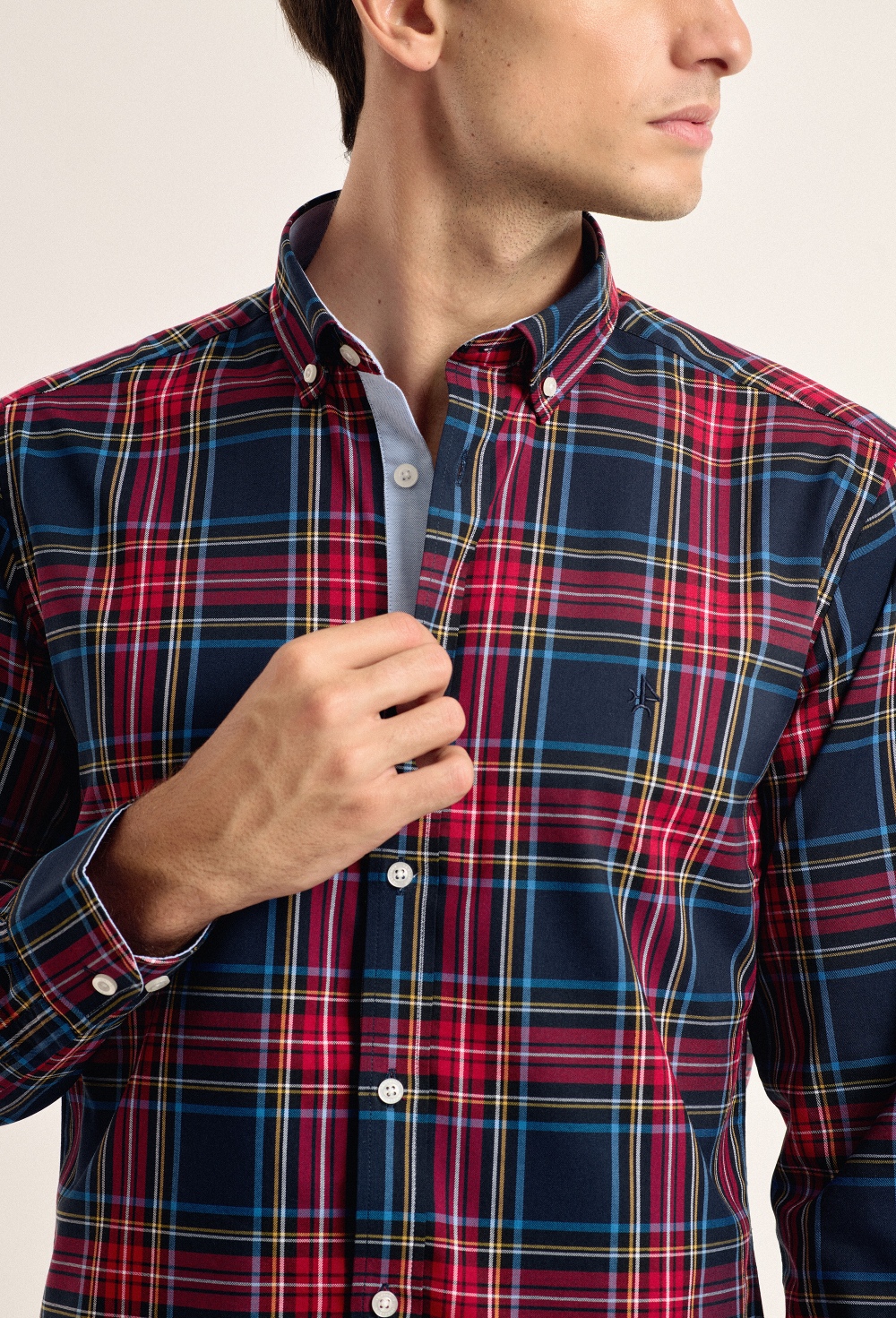 CAMISA H CLÁSICA TARTAN - 37.74