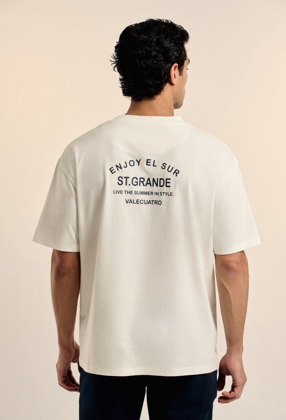 camisetas - Camiseta Valecuatro St.Grande blanco roto