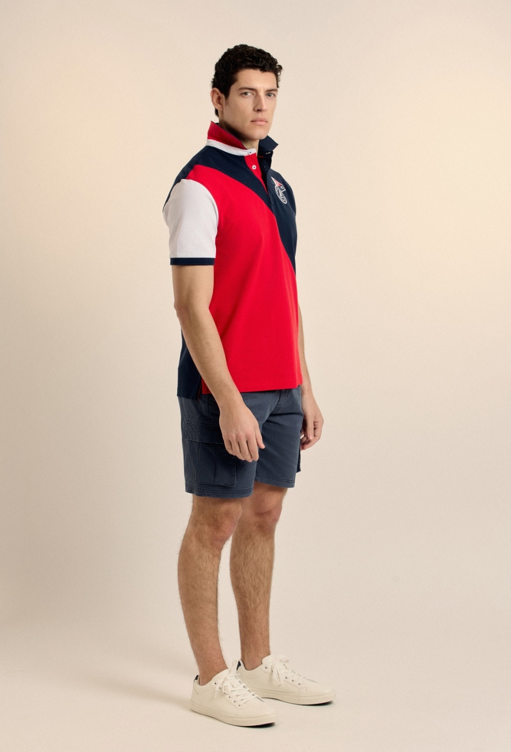polos - Polo bandera color rojo