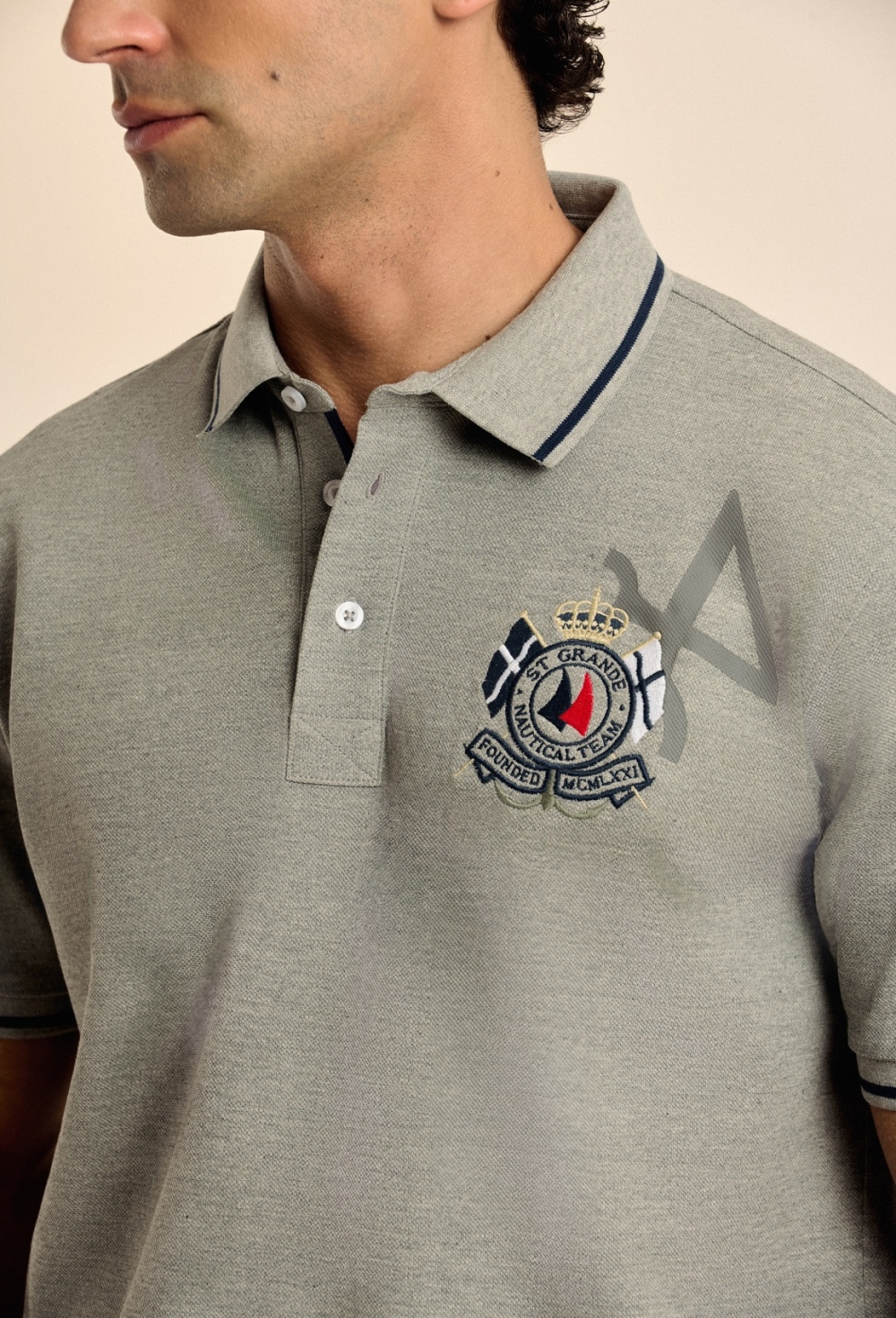Polo Nautical Team gris - 59.9