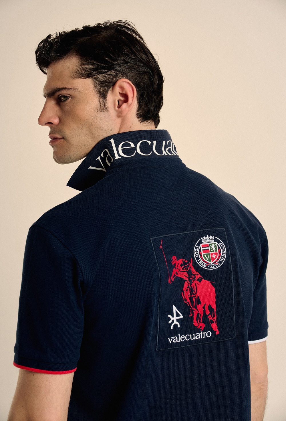 Polo banda Player azul marino - Valecuatro
