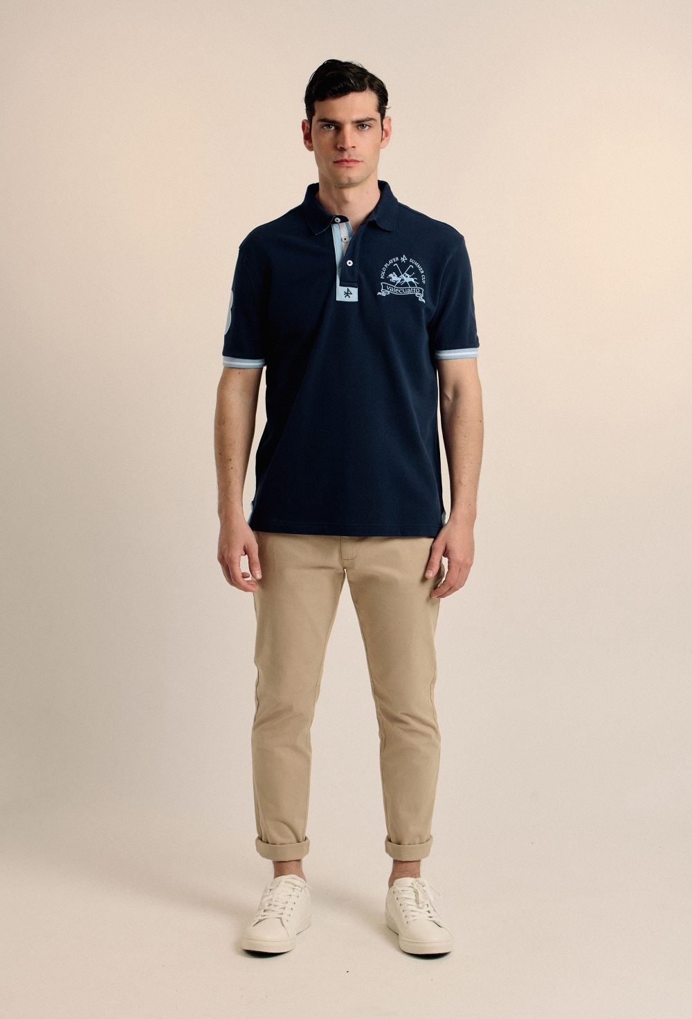Polo banderas azul marino - Valecuatro - polos
