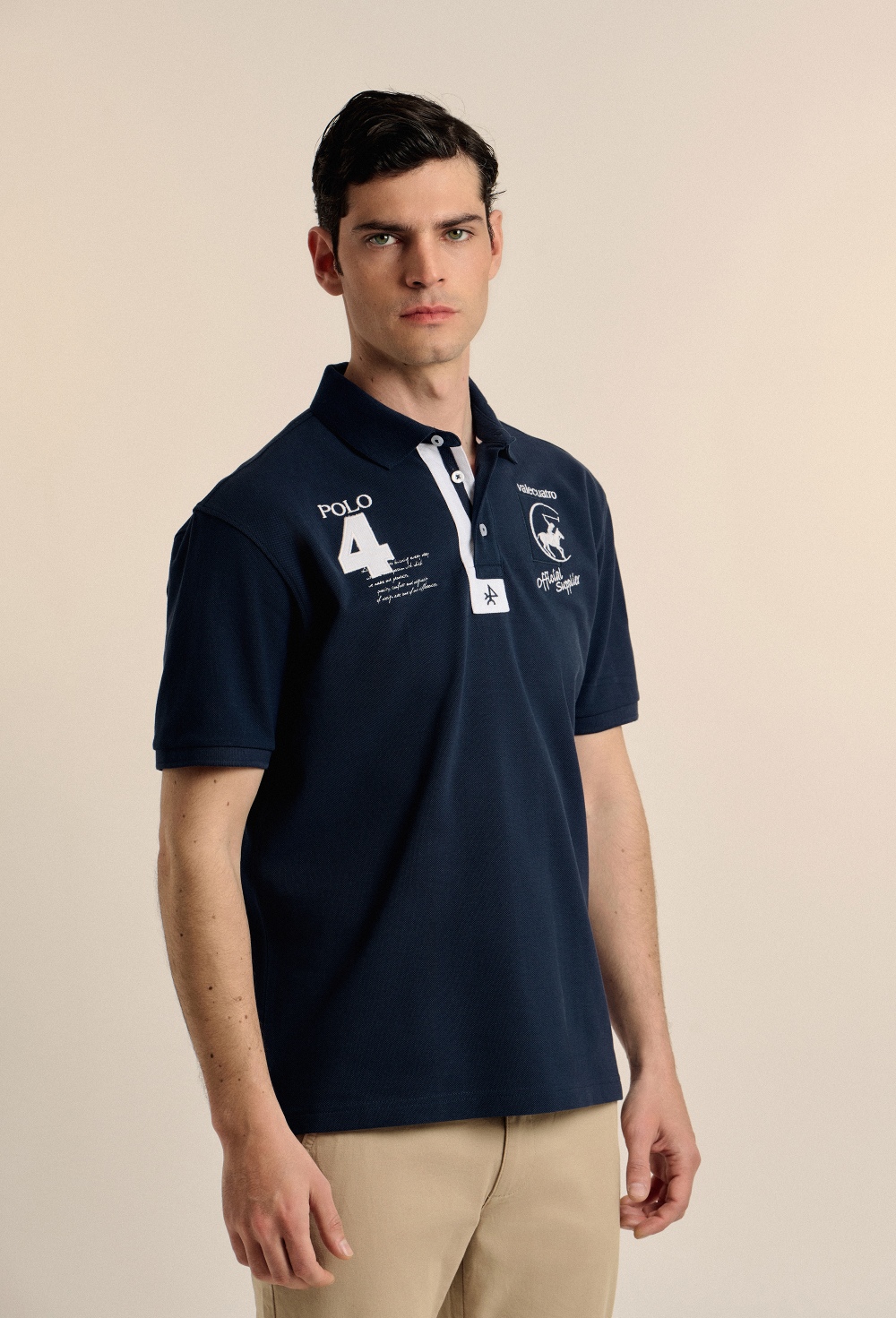 polos - Polo Player azul marino P25H-6208-AZM