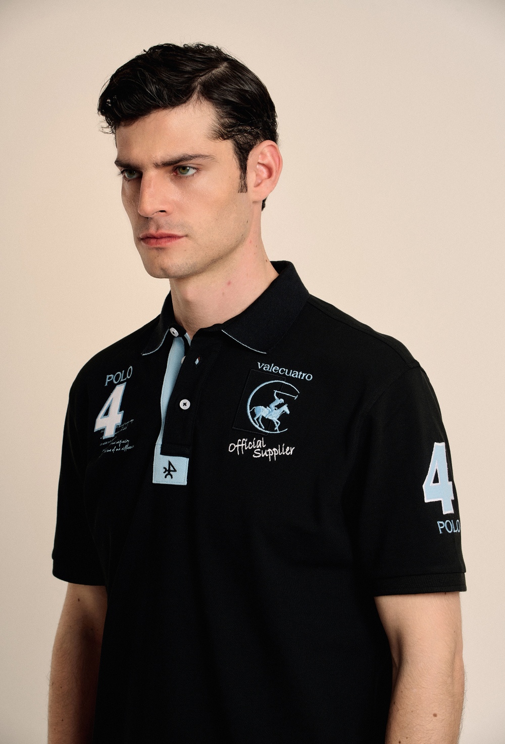 Polo Player negro - Valecuatro