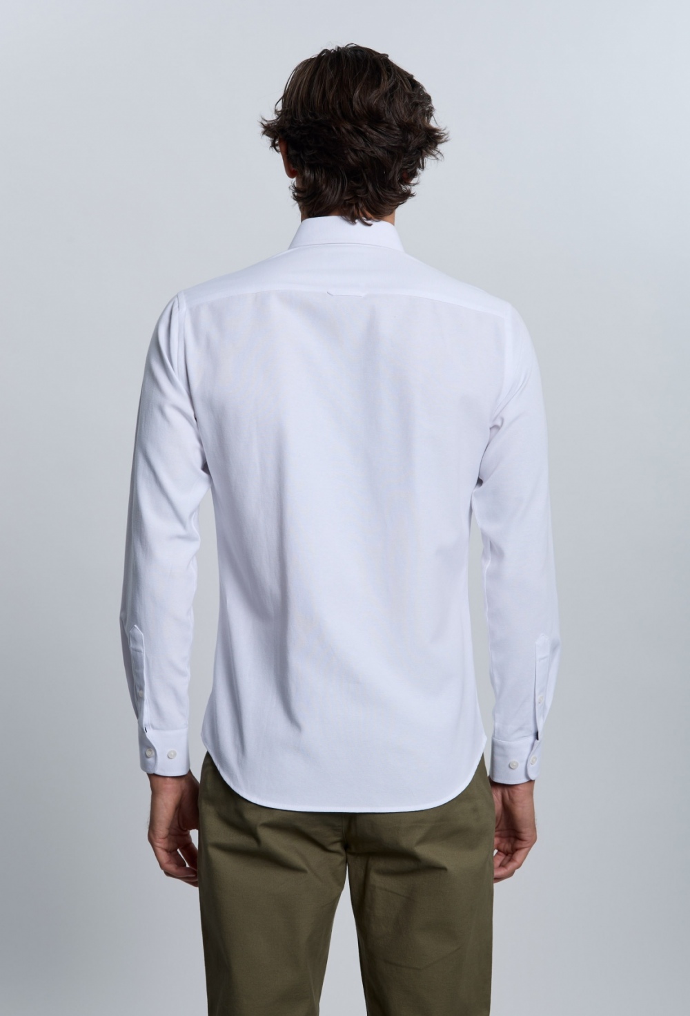 camisas - Camisa bolsillo blanca
