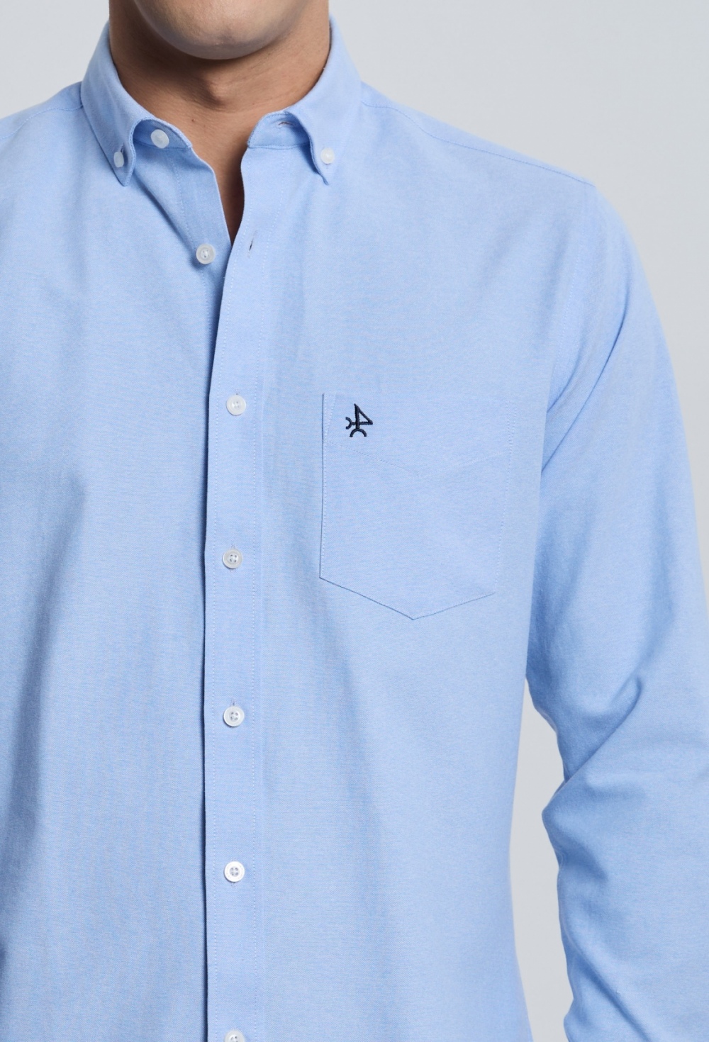 Camisa bolsillo celeste - 59.95