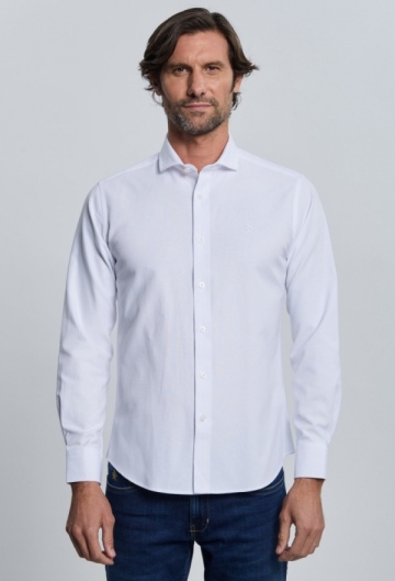 CAMISA H OXFORD CUELLO CUTAWAY