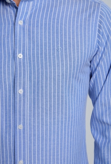 CAMISA H RAYAS CUELLO CUTAWAY