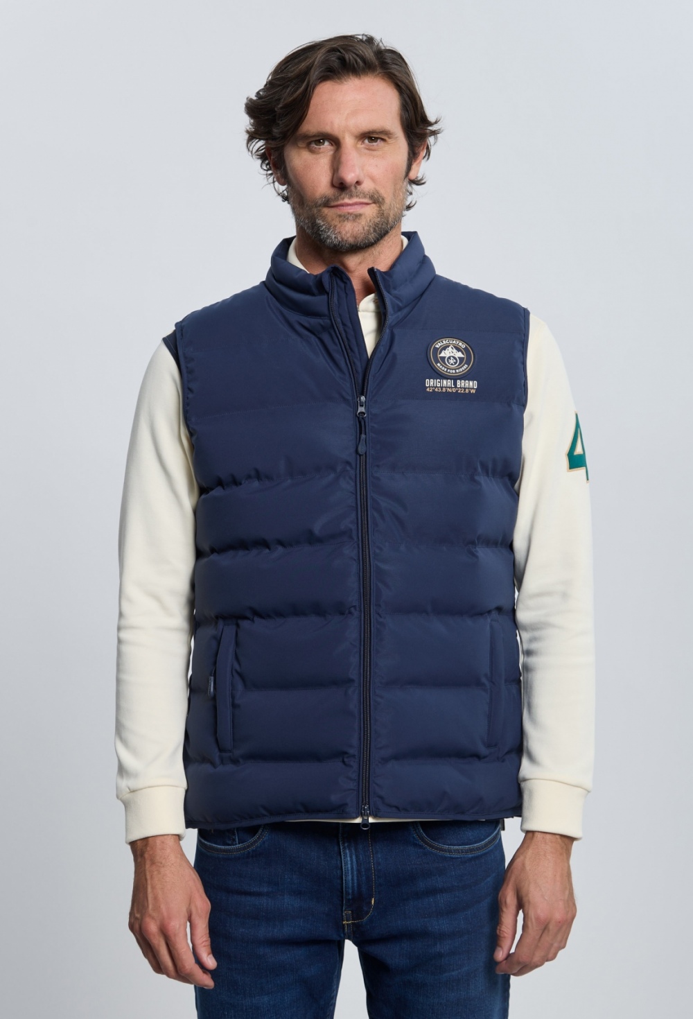 gilets - CHALECO H ACOLCHADO 3 ESCUDOS I25H-6424-AZM