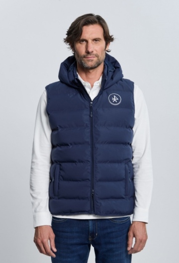 CHALECO H ACOLCHADO CAPUCHA