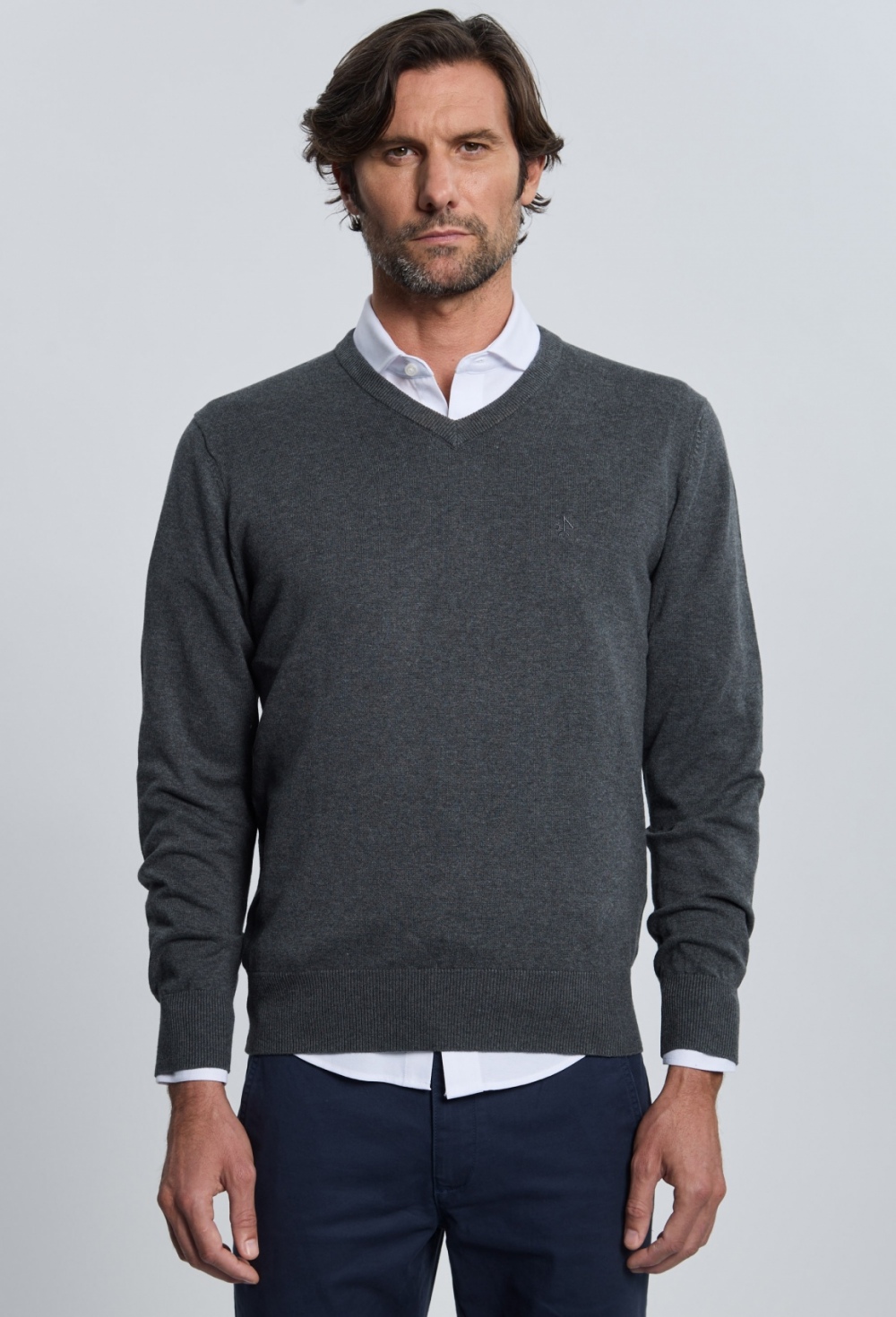 pulls - JERSEY H CUELLO PICO I25H-6409-GR