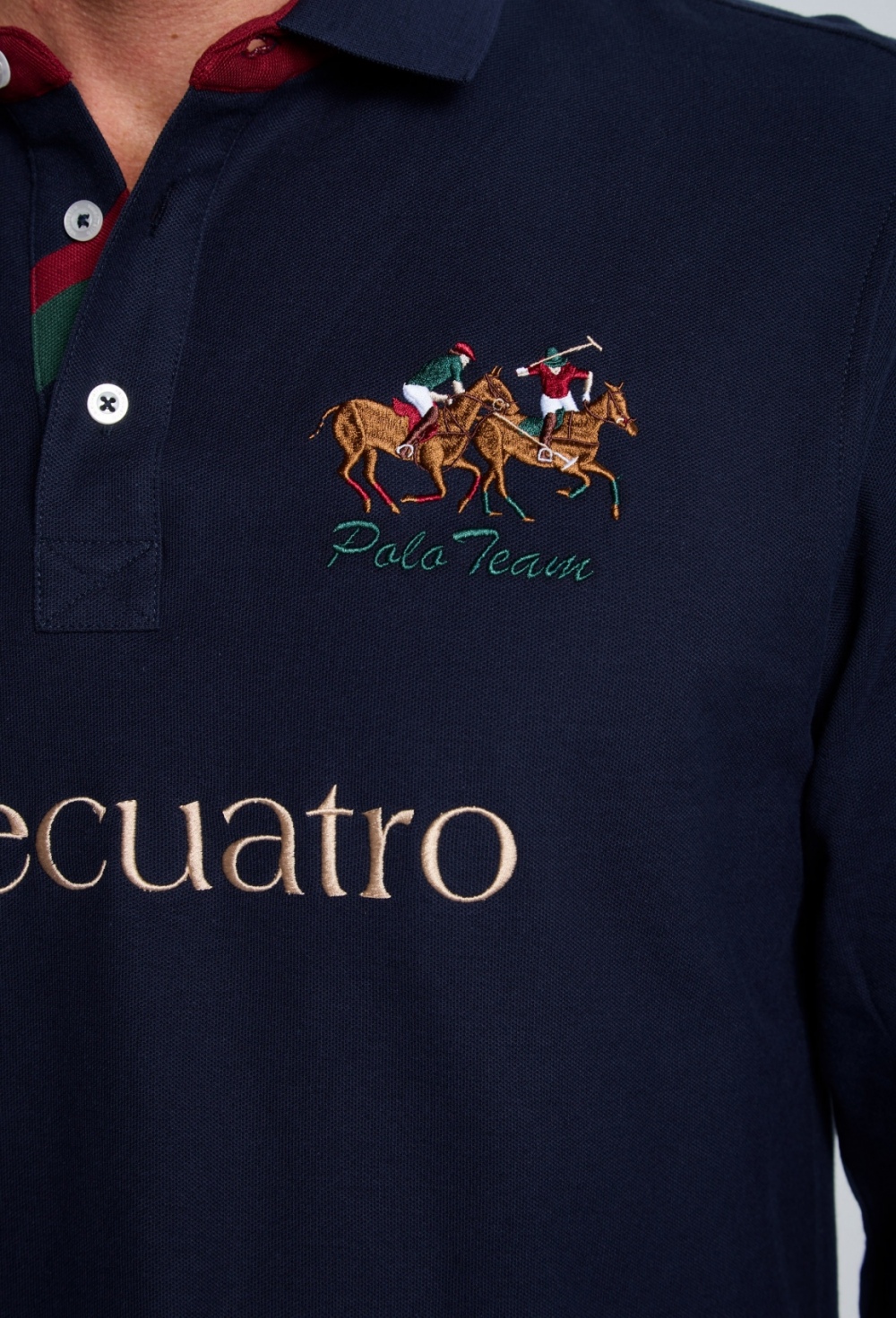 polos - Polo modelo caballos azul marino