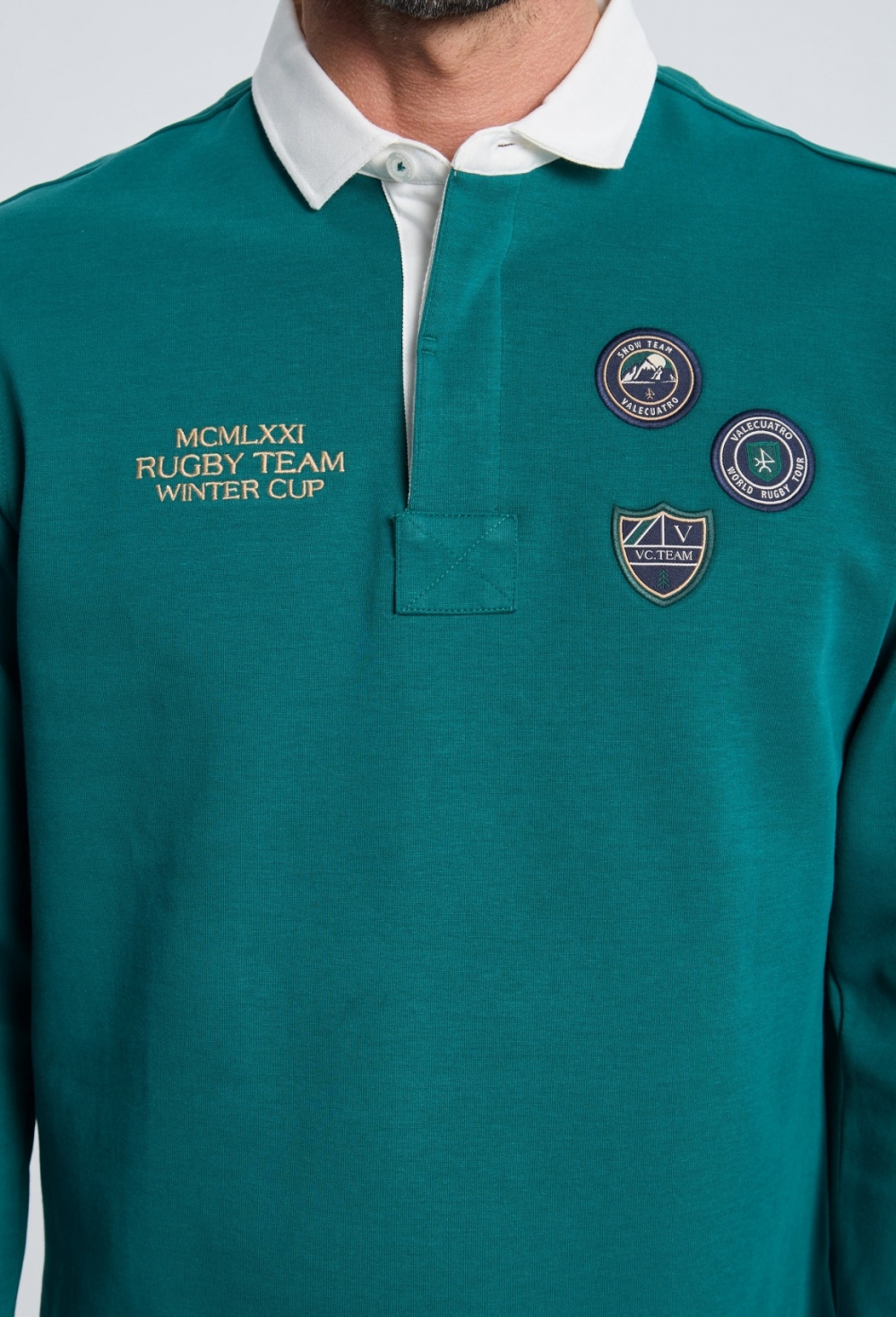 Rugby 3 escudos verde - 74.95