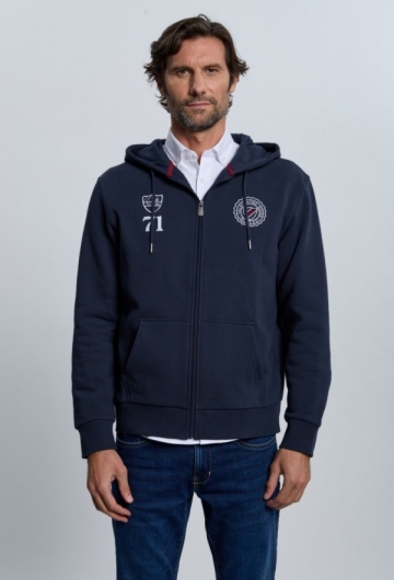 SUDADERA H CREMALLERA