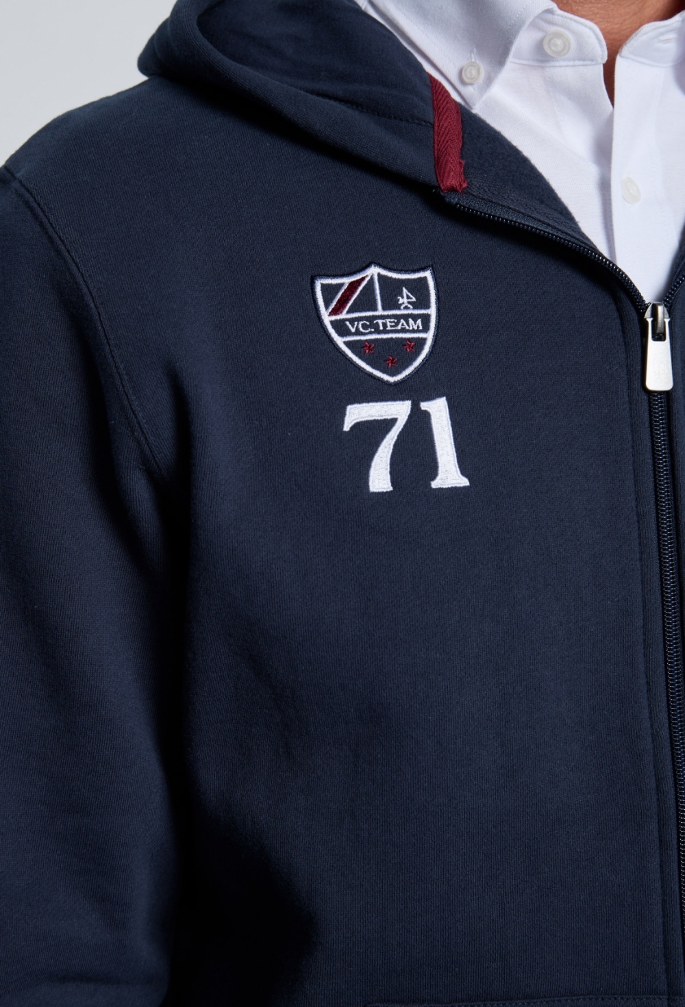 SUDADERA H CREMALLERA