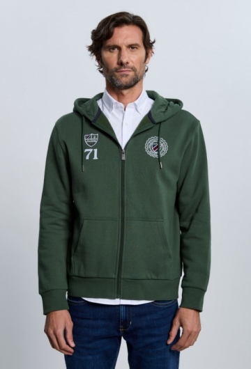 SUDADERA H CREMALLERA