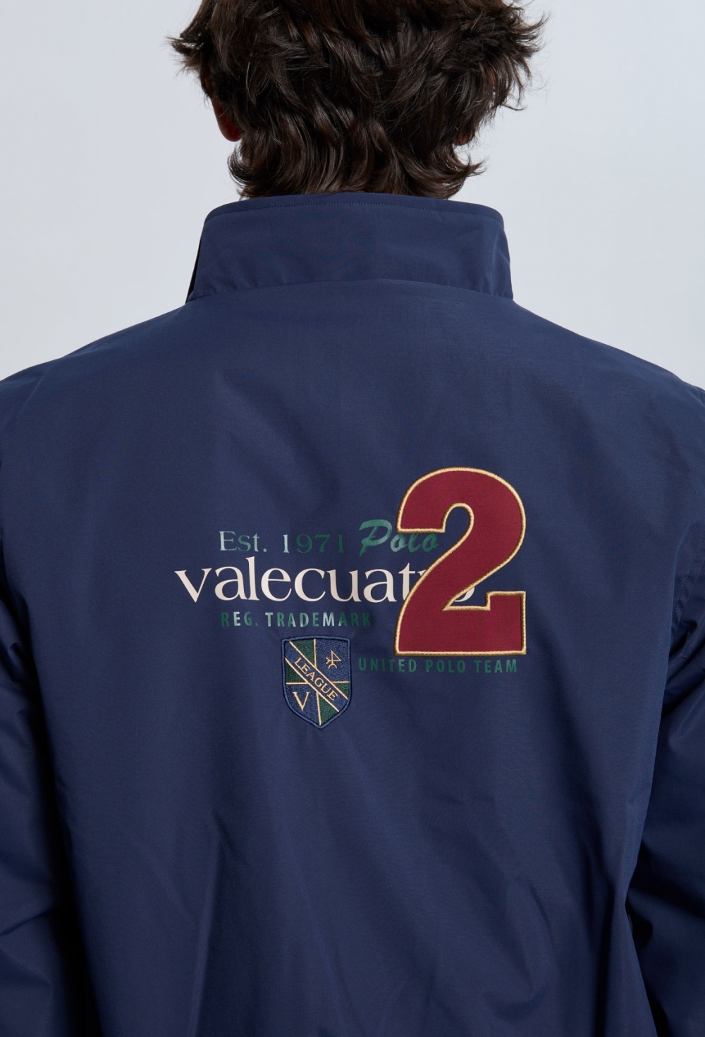 Cazadora caballos azul marino