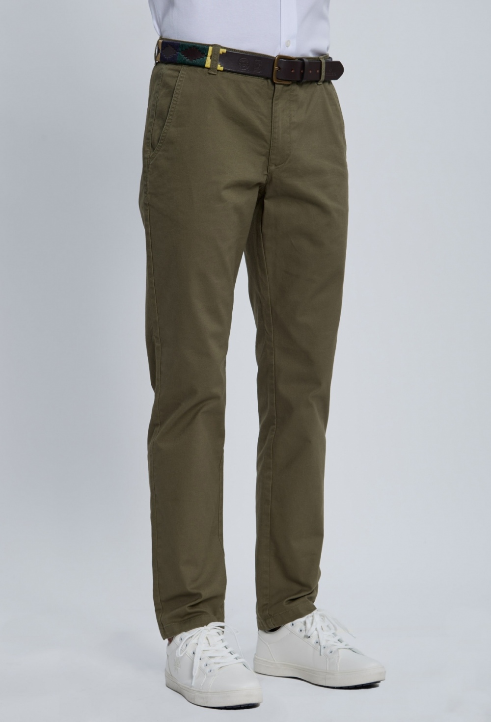 Pantalón chino clásico kaki - Valecuatro