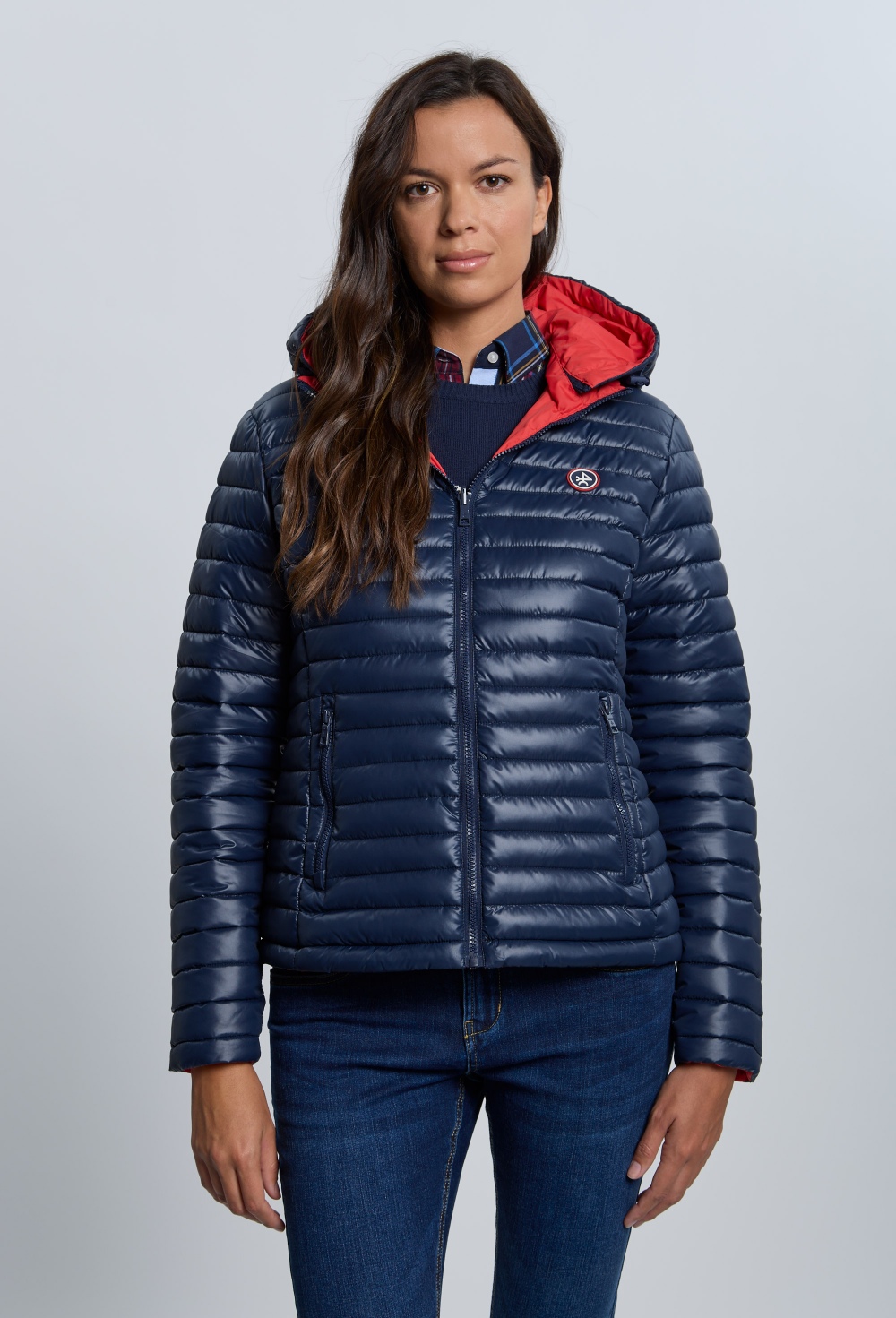 vetements-de-plein-air - CHAQUETA M ACOLCHADA REVERSIBLE I25M-6458-AZM/RJ