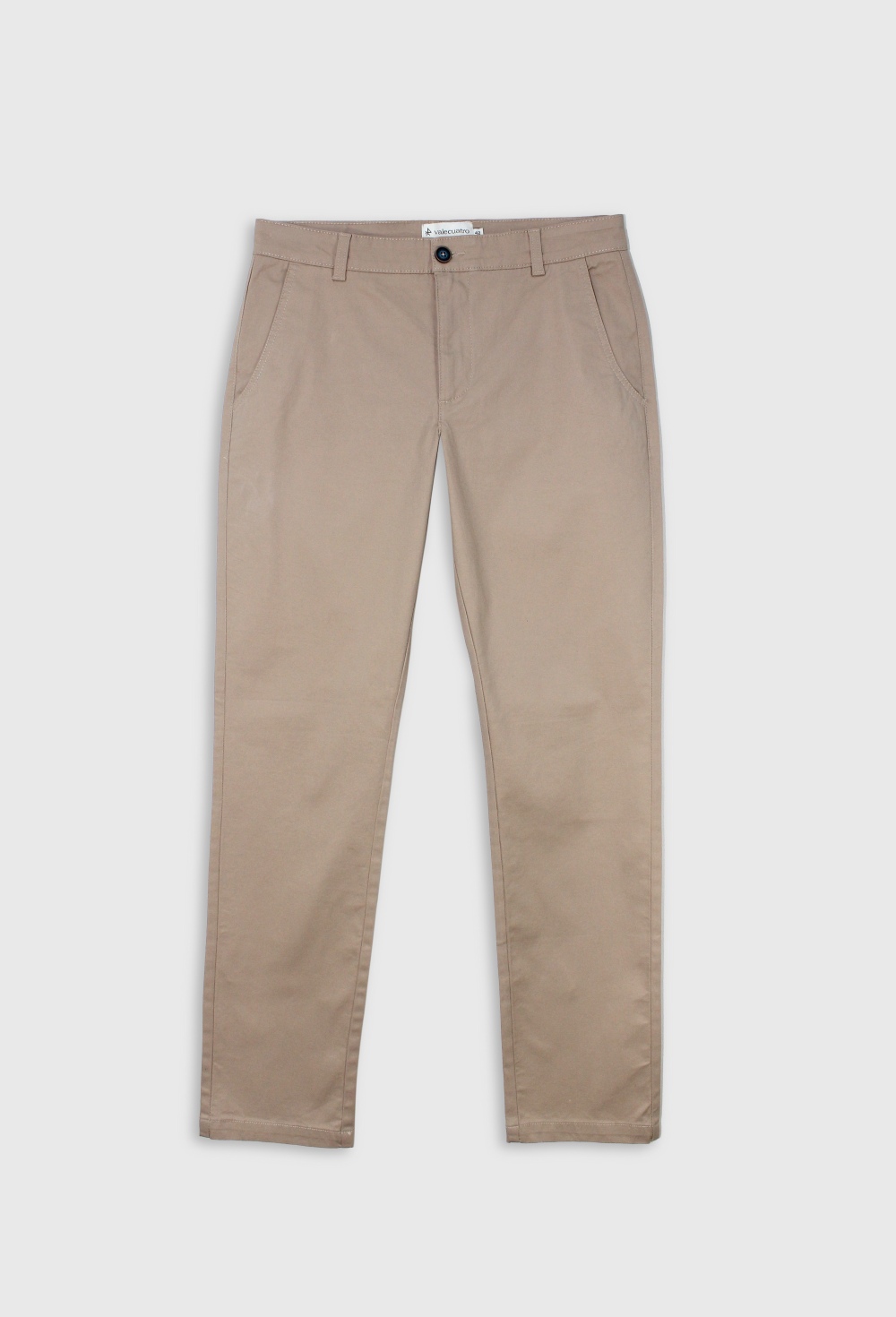 Pantalón chino clásico beige - Valecuatro