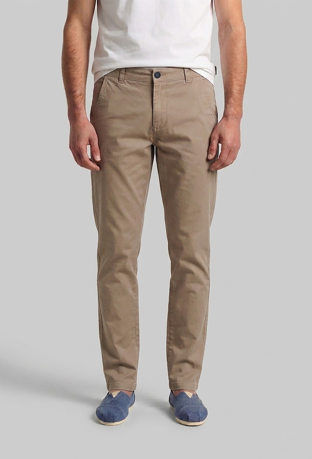 pantalones - Pantalón chino clásico beige P26H-6538-BG