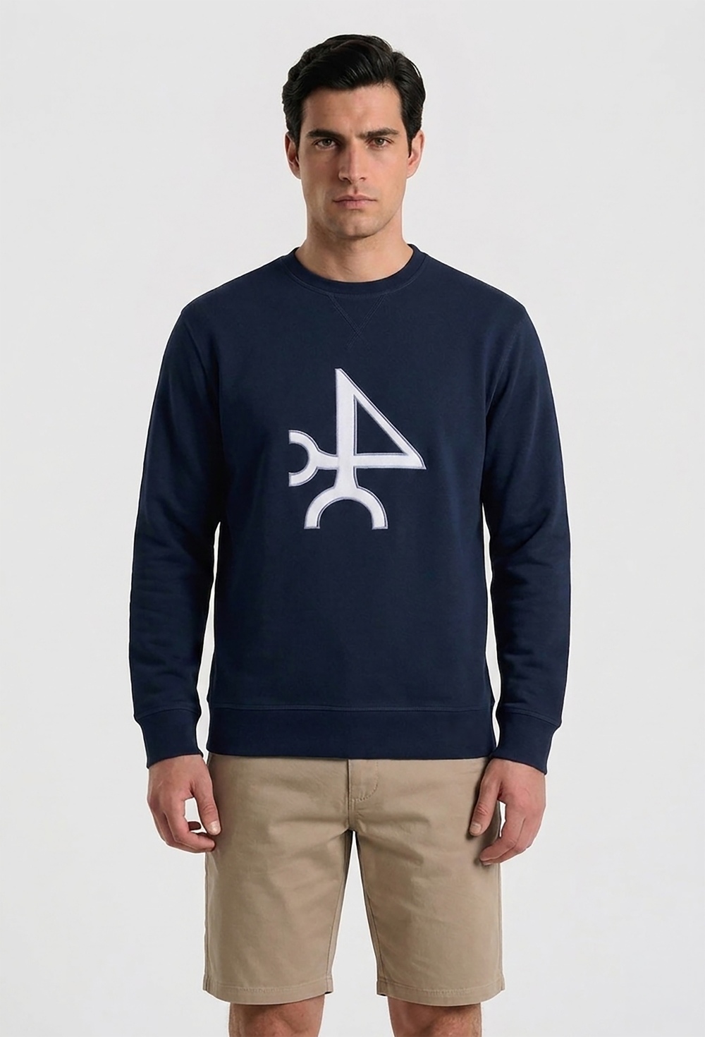 sudaderas - Sudadera logo azul marino P26H-6572-AZM