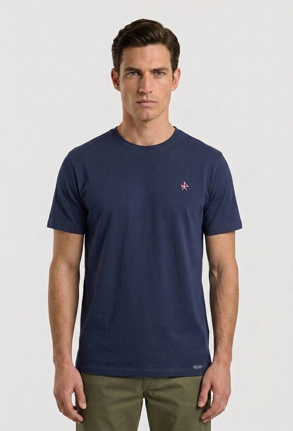 camisetas - Camiseta básica logo Valecuatro azul marino P26H-6551-AZM