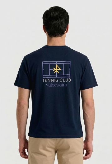 Camiseta Tennis Club azul marino