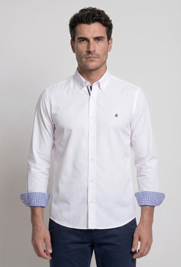 Camisas clásica Valecuatro blanca
